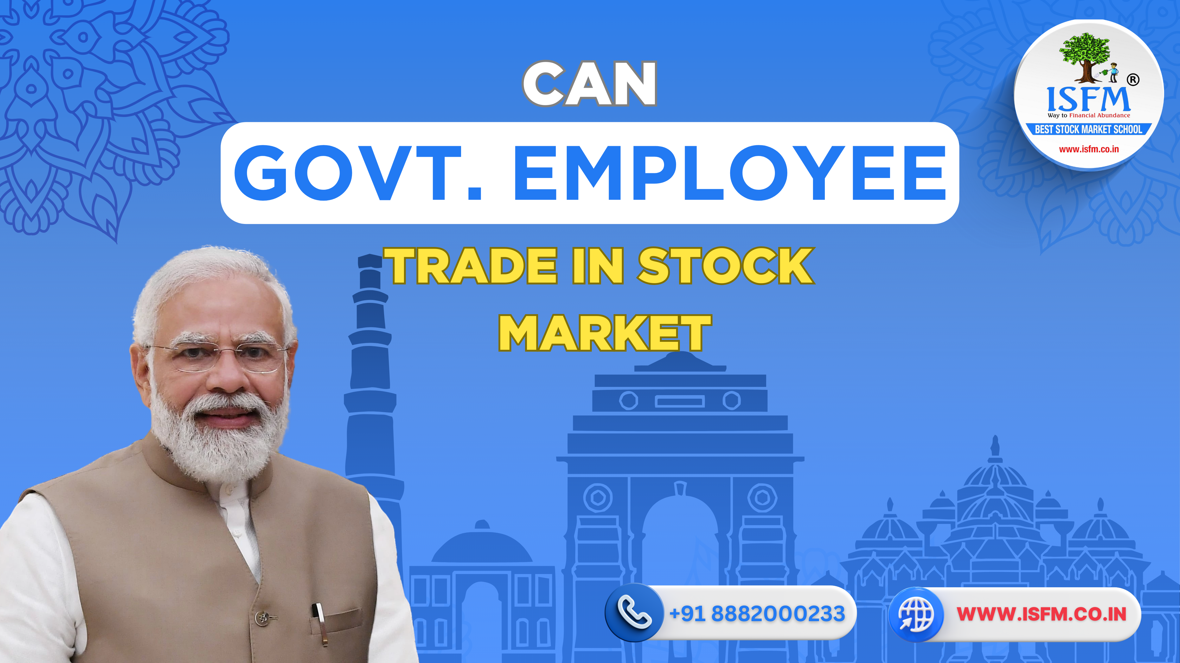 B-16 Can Govt. employee trade in stock market