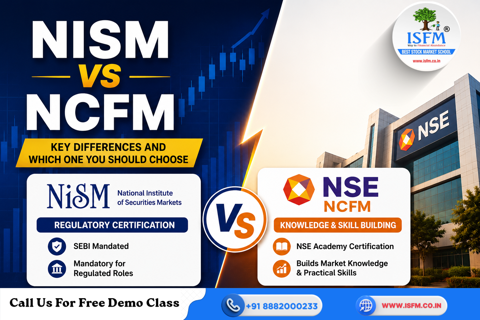 Difference Between NISM and NCFM