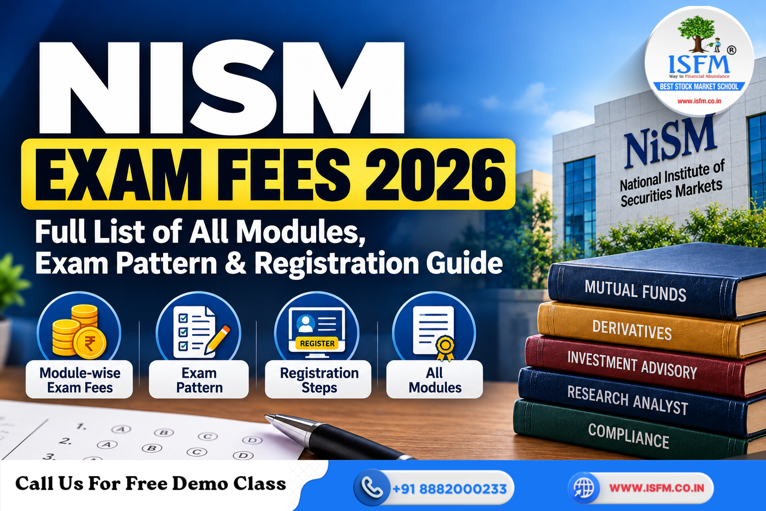 NISM Exam Fees 2026