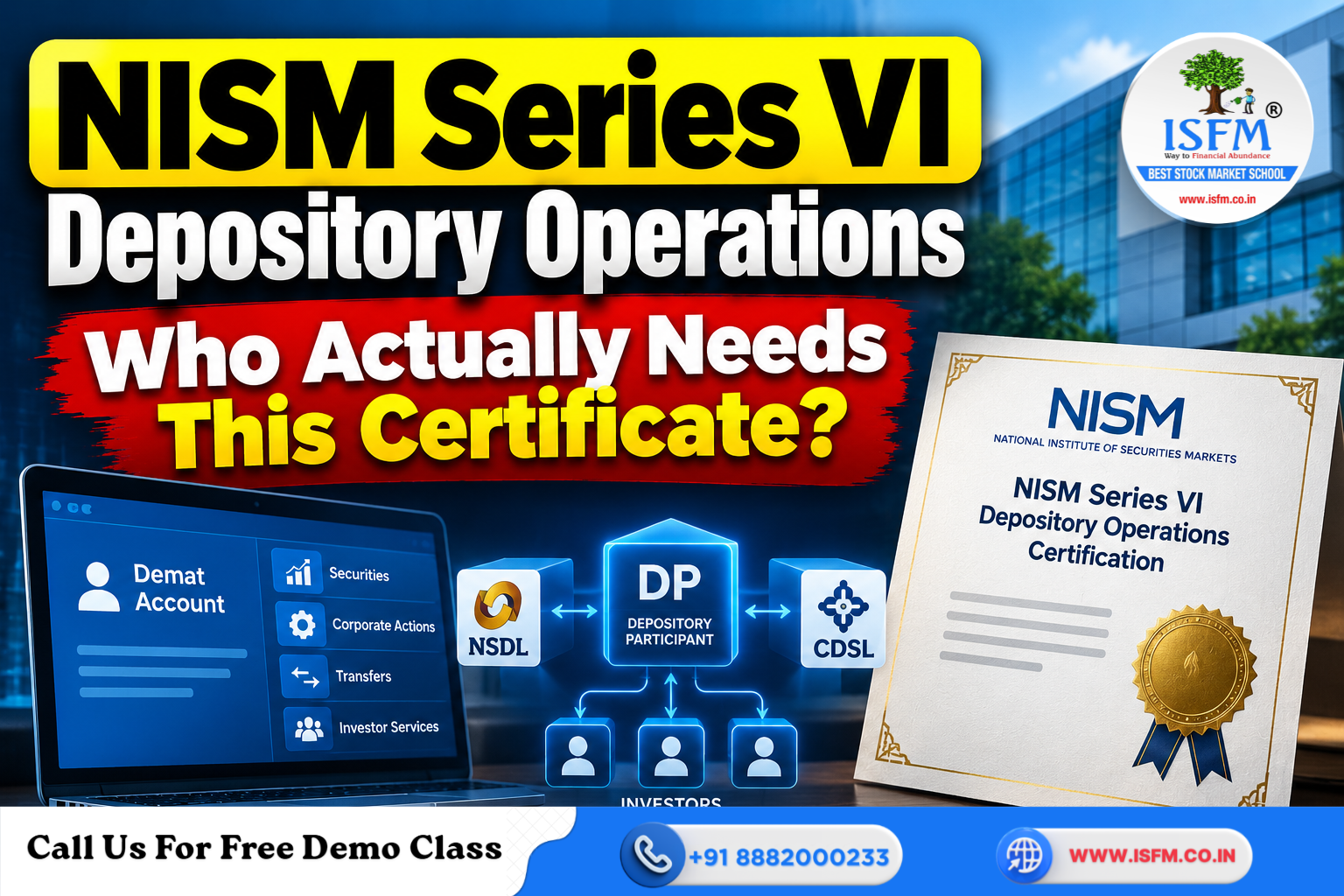 NISM Series VI Depository Operations